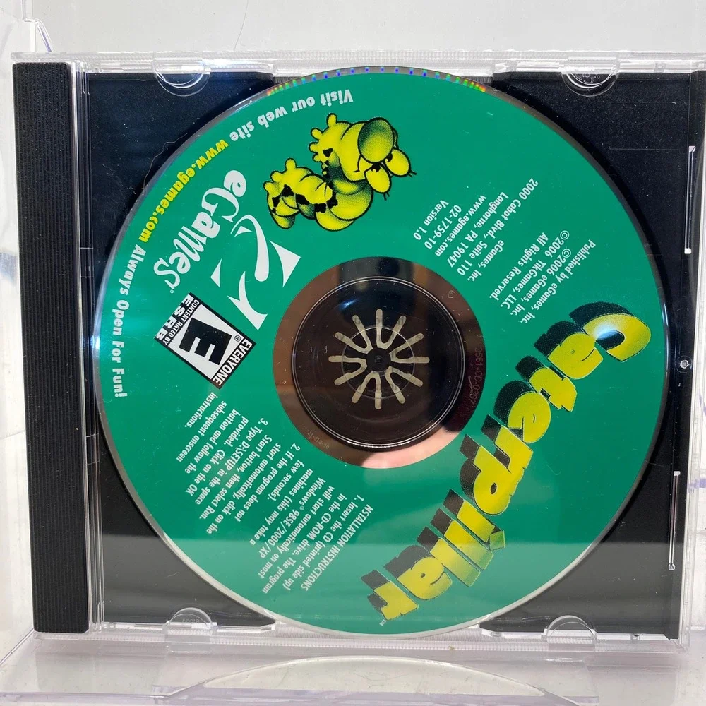 Caterpillar PC CD-ROM‎ Game TikGames Windows 98/ME/2000/XP 2006 Puzzle Arcade